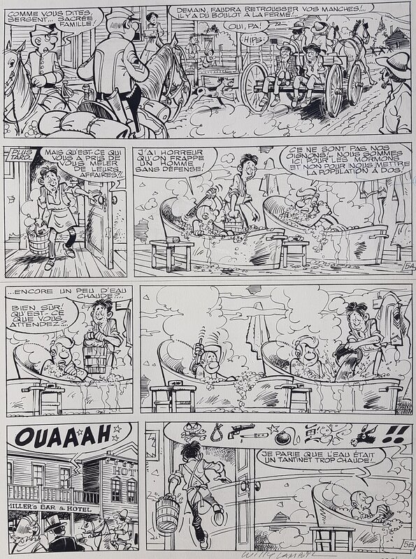 Les Tuniques Bleues par Willy Lambil, Raoul Cauvin - Planche originale