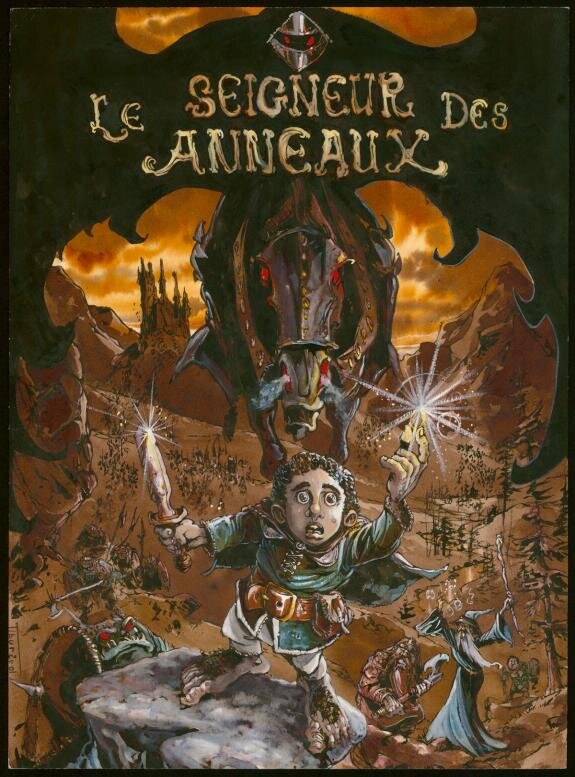 Tiburce Oger, Le Seigneur des Anneaux - Original Illustration