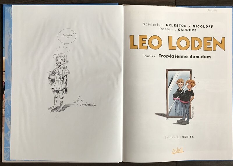 Leo Loden - 22 par Serge Carrère - Dédicace