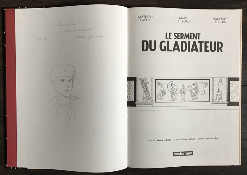 Marc Jailloux, Le serment du gladiateur - Sketch