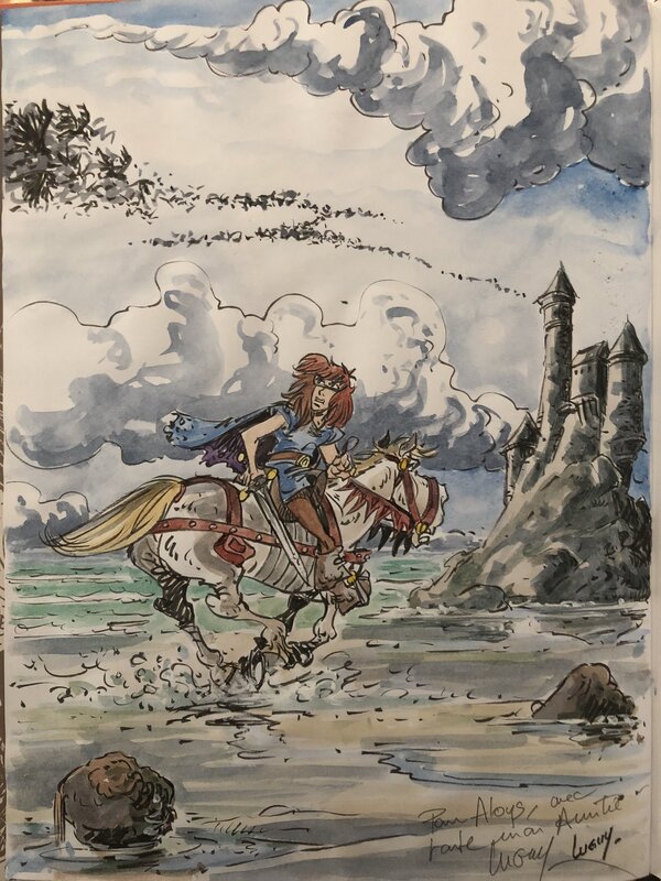 Commission de Luguy dans Percevan - Illustration originale