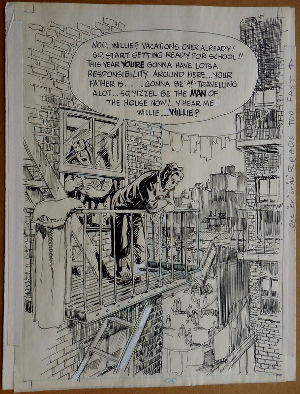 Will Eisner, A contract with God - Cookalein final page - Planche originale