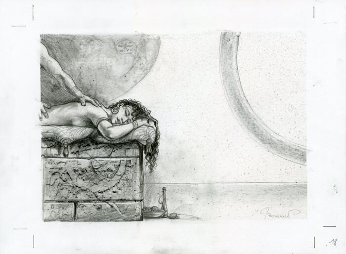 Jan Bosschaert, La chanson de Salomon - Original Illustration