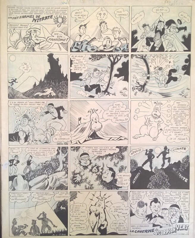 Eugène Gire - Comic Strip