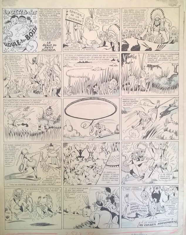 Eugène Gire - Planche originale