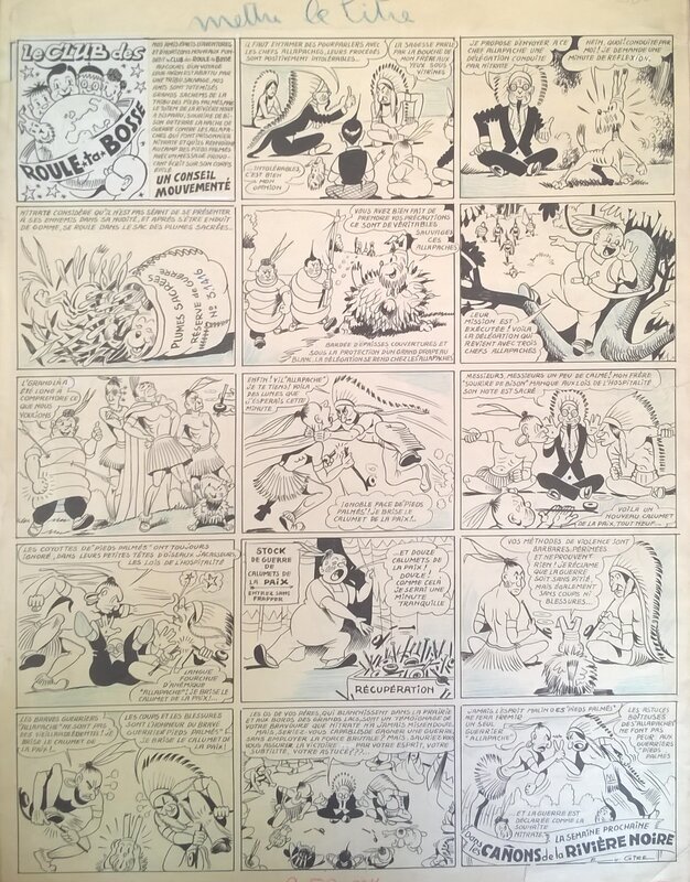 Eugène Gire - Comic Strip