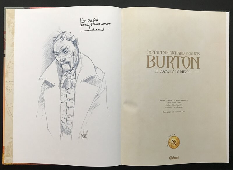 Burton par Lionel Marty - Dédicace