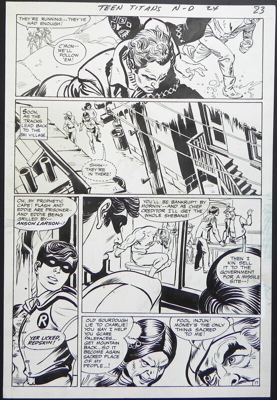 Gil Kane, Nick Cardy, Teen titans #24 page 17 - Planche originale