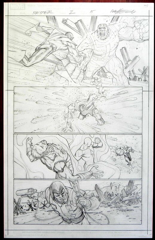 Carlos Pacheco, Sinister squadron #2 page 15 - Planche originale