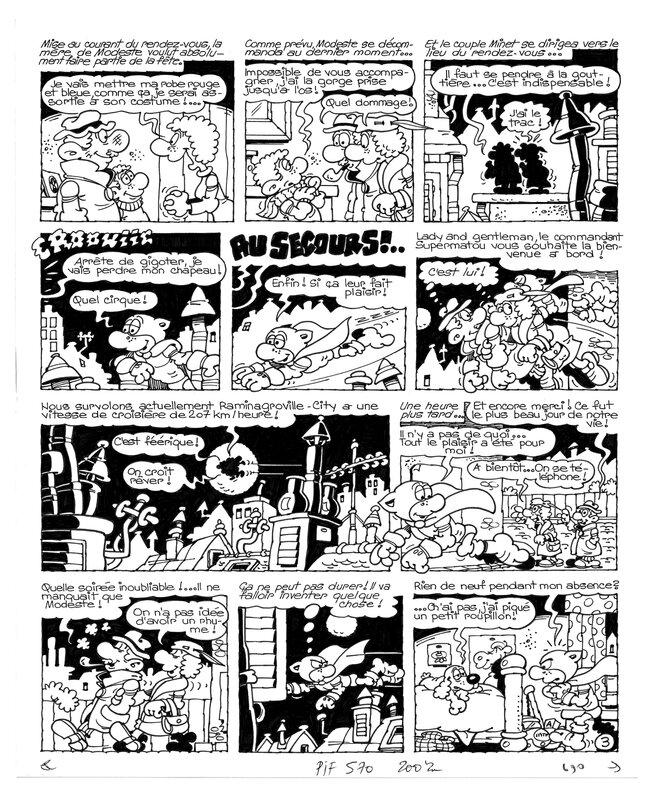 Supermatou by Jean-Claude Poirier - Comic Strip