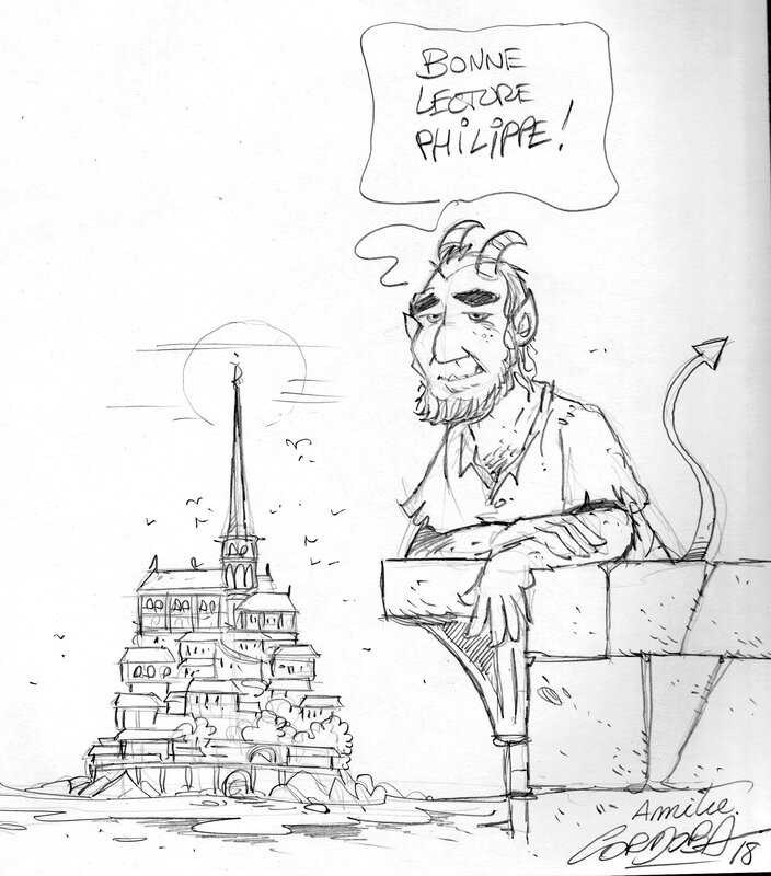 Juan-Maria Cordoba, Le mont Saint-Michel - Dédicace