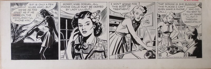 Alex Raymond, Rip Kirby 08/07/1947 - Comic Strip