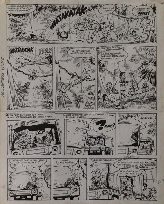Jean-Claude Fournier, Spirou - tome 28 KODO LE TYRAN - Comic Strip