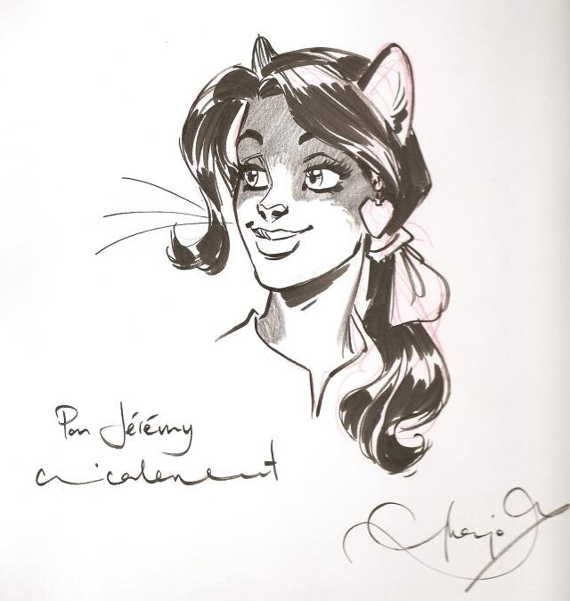 Donna Blacksad par Juanjo Guarnido - Dédicace