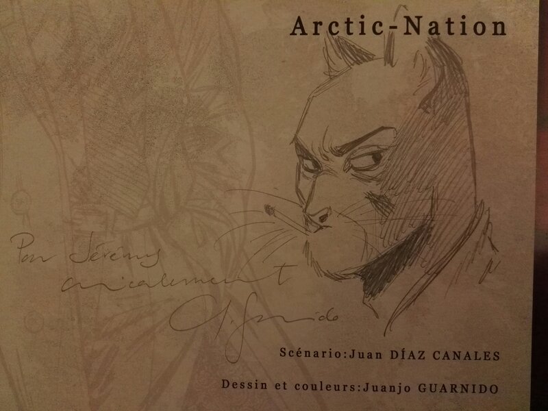 John Blacksad par Juanjo Guarnido - Dédicace