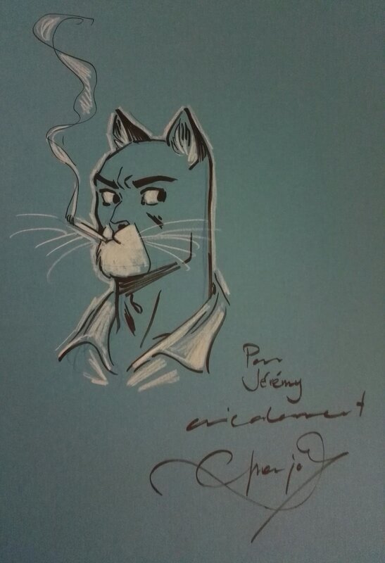 John Blacksad by Juanjo Guarnido - Sketch