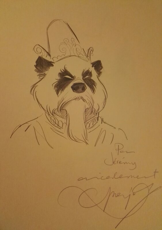 Panda Blacksad by Juanjo Guarnido - Sketch