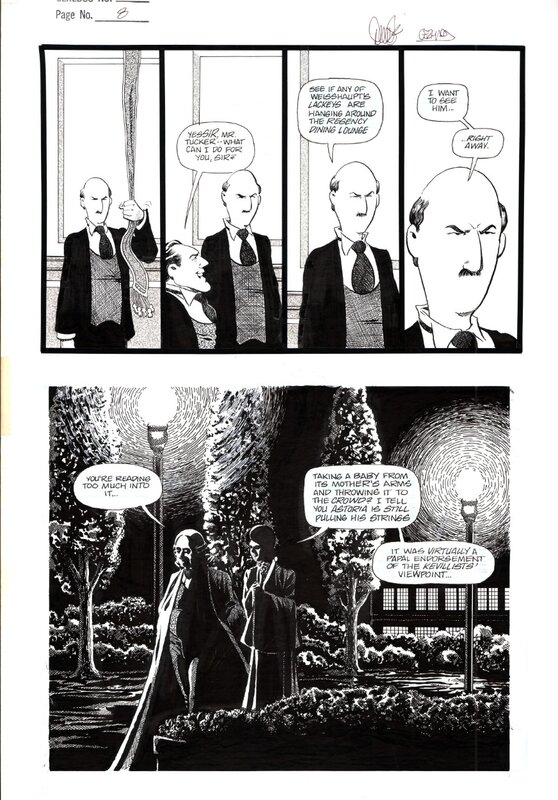 Cerebus page by Dave Sim, Gerhard - Comic Strip