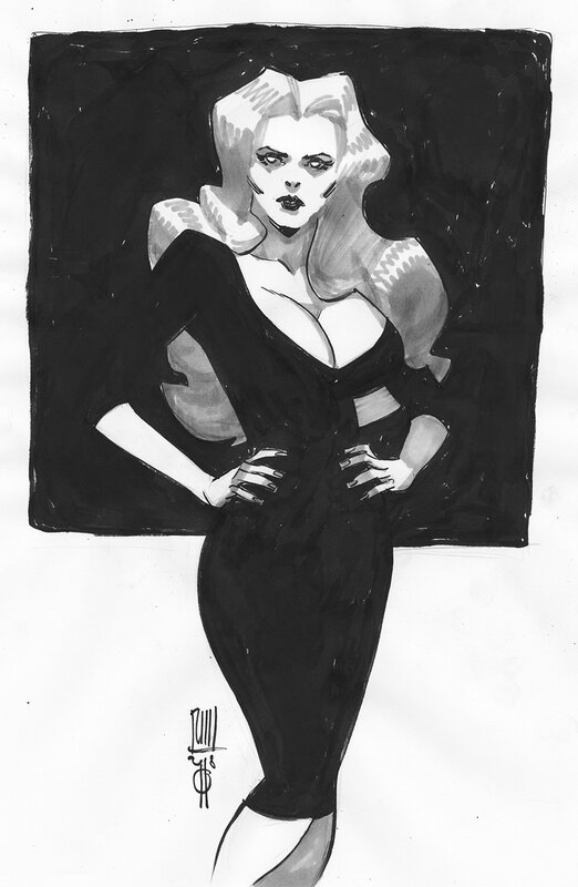 En vente - Dark Lady par Roberto Ricci - Planche originale