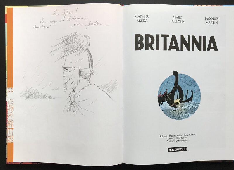 Britannia par Marc Jailloux - Dédicace