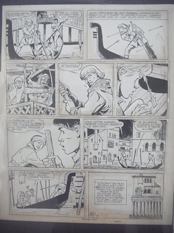 Sirius - Timour : La gondole Noire pl9 - Comic Strip