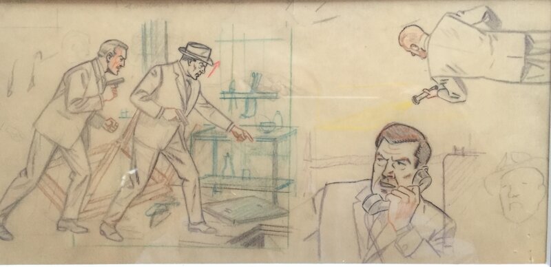 Edgar Pierre Jacobs, Blake et Mortimer L'Affaire du collier - Œuvre originale