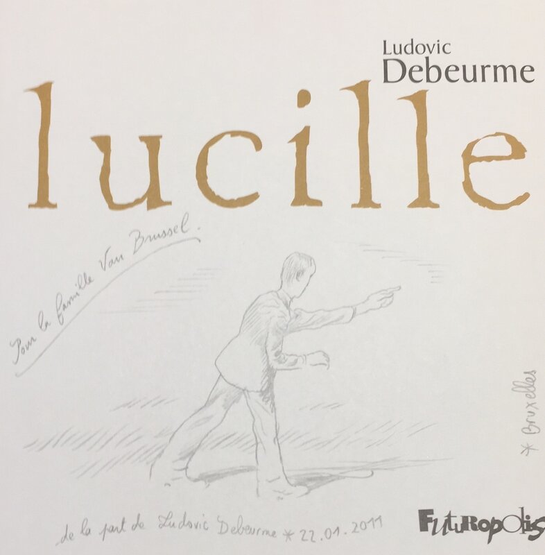 Dédicace de Debeurme pour Lucille - Sketch
