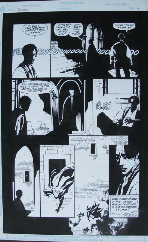 Mike Mignola, Dracula - Issue 1 - Page 19 - Planche originale
