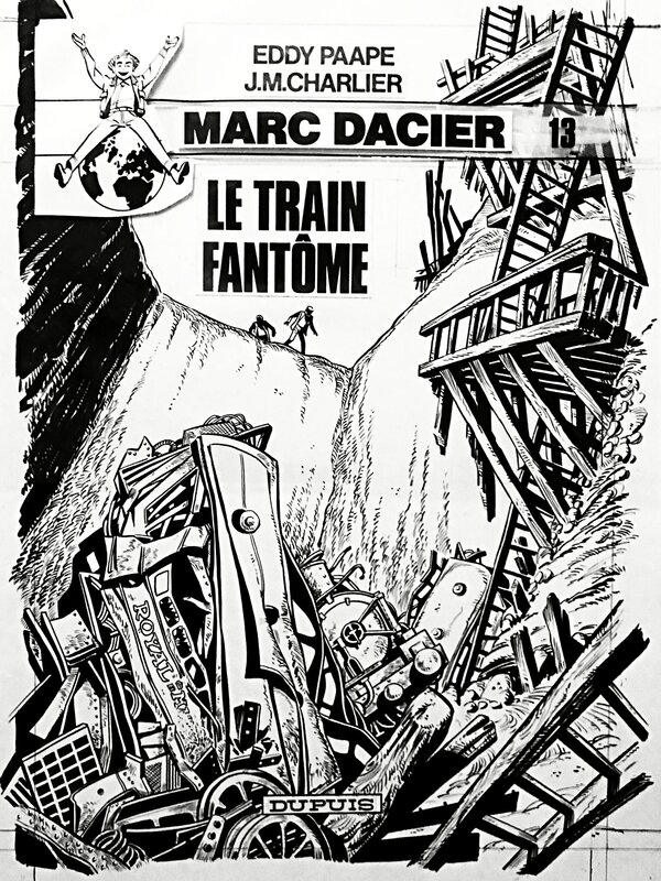 Marc Dacier T13 by Eddy Paape, Jean-Michel Charlier - Original Cover