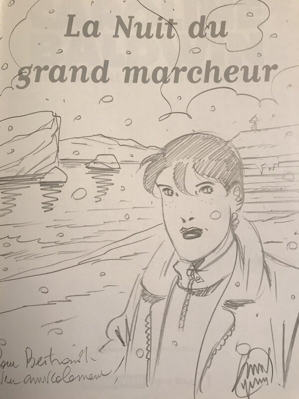 André Taymans, Caroline Baldwin - La nuit du grand marcheur T13 - Dédicace