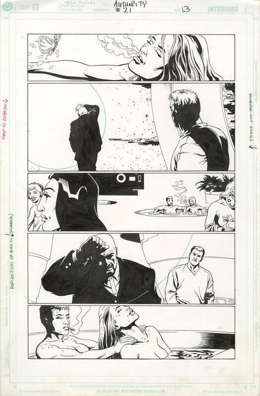 John McCrea, Garry Leach, The Authority #21  P13 - Planche originale