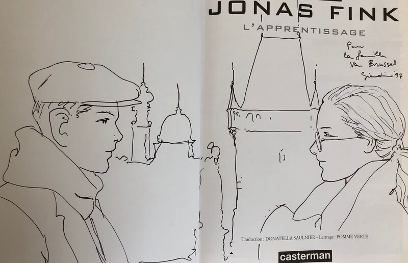 Dédicace de Giardino pour Jonas Fink - Sketch