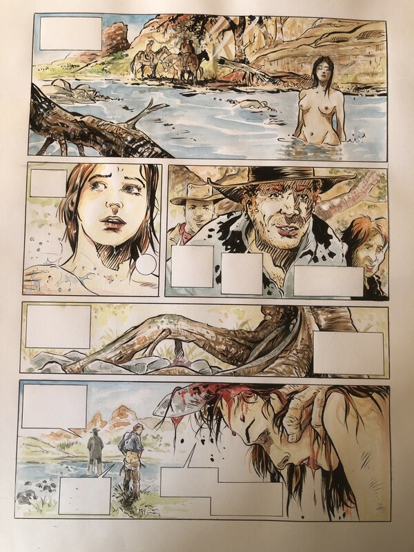 Afif Ben Hamida, Sombre - les 6 planches - Planche originale