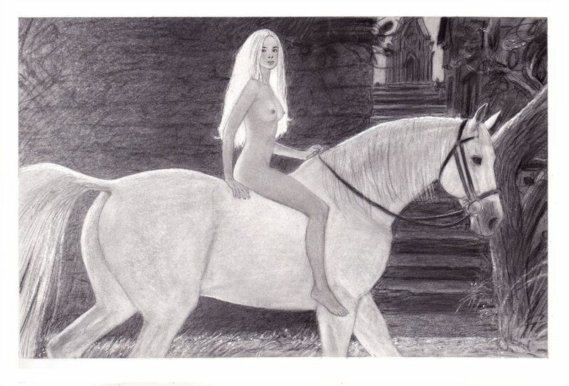Lady Godiva par Andréi Arinouchkine - Illustration originale