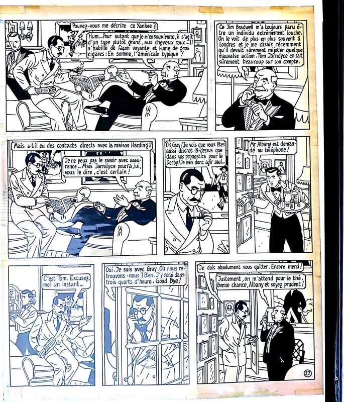 Floc'h, Francois Rivière, Le Dossier Harding page 27 - Comic Strip