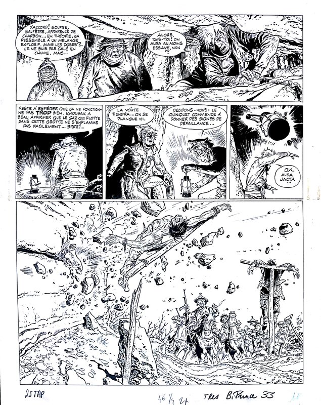 Hermann, Greg, Bernard Prince La forteresse des brumes album page 33 - Comic Strip