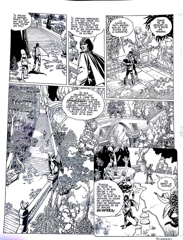 Julio Ribera, Christian Godard, Le vagabond des limbes page - Comic Strip