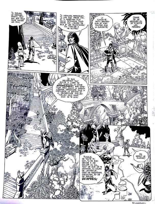 Julio Ribera, Christian Godard, Le vagabond des limbes page - Planche originale