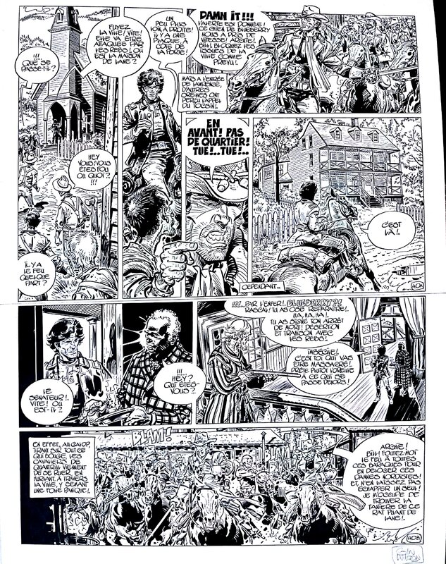Colin Wilson, Jean-Michel Charlier, La Jeunesse de Blueberry 5 (2), Terreur sur le Kansas, page 40 - Comic Strip