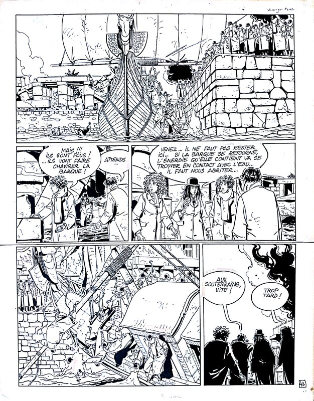 Pierre Wininger, La Nuit de l´ Horus rouge, page 43 - Comic Strip