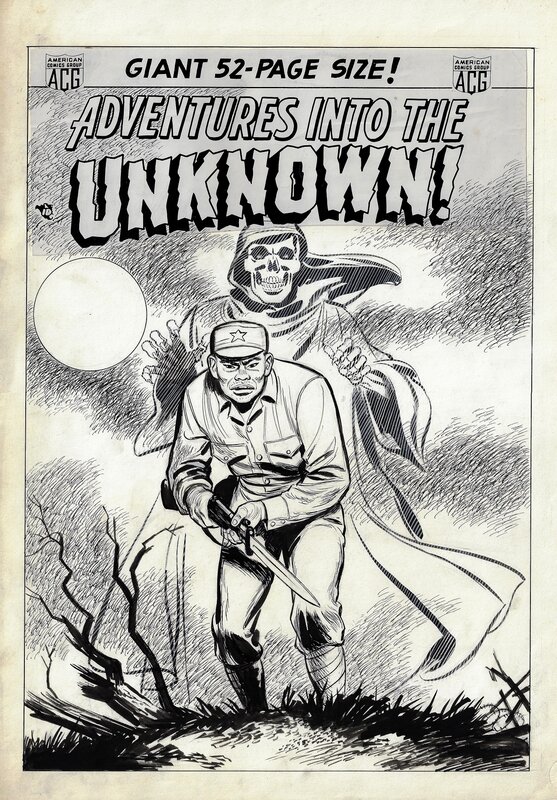 Ken Bald, Adventures Into the Unknown (1952) - Original Cover
