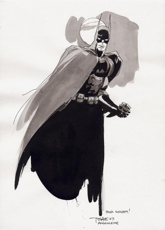 En vente - Batman par Tim Sale - Illustration originale