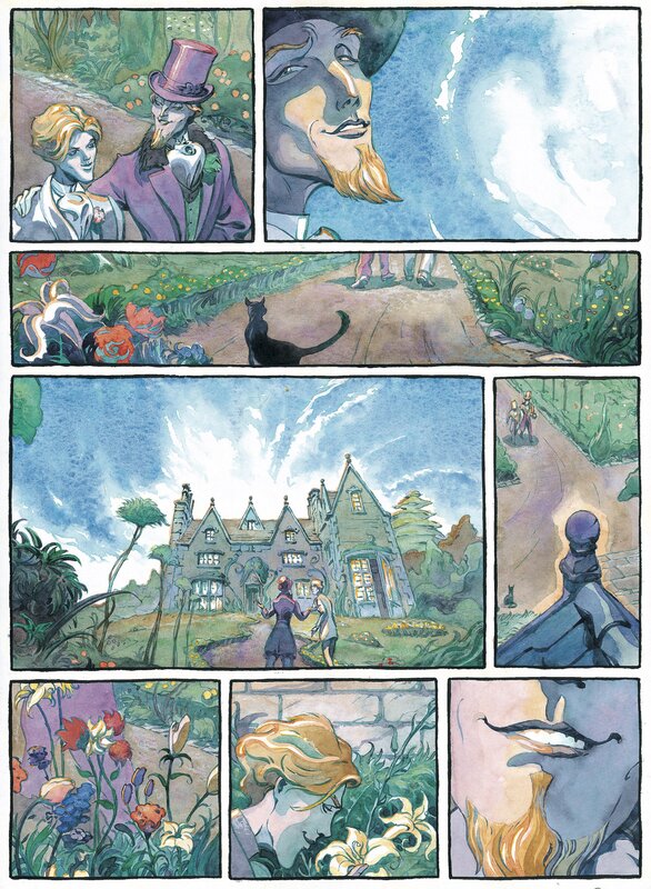 Enrique Corominas, Le Portrait de Dorian Gray. Planche 12 - Comic Strip