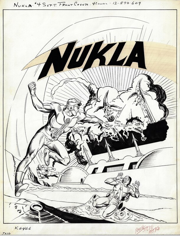 Nukla 4 (1966) par Steve Ditko, Sal Trapani - Couverture originale