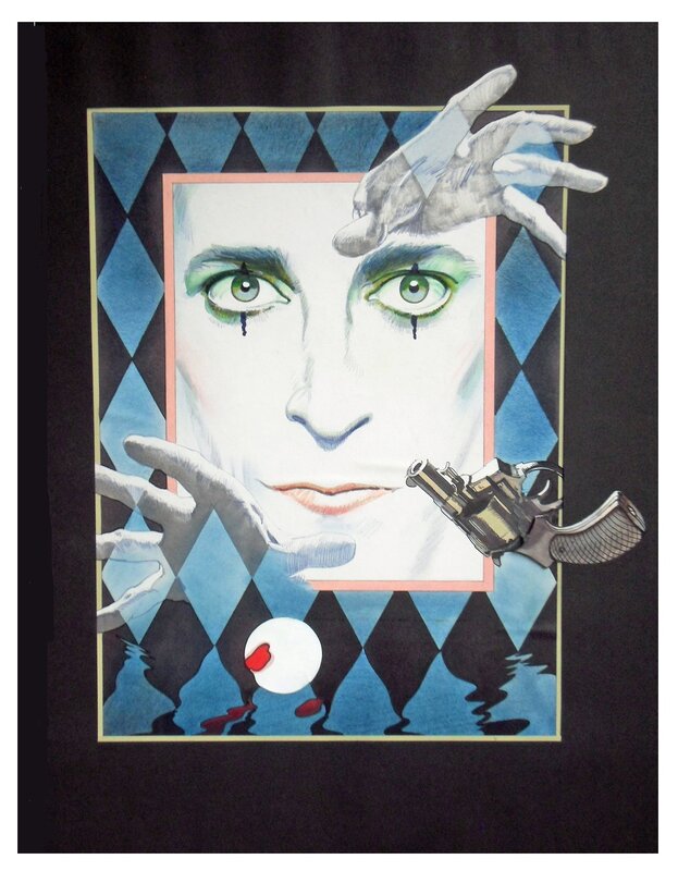 Harlequin (1980) by Vic Fair - Original Illustration