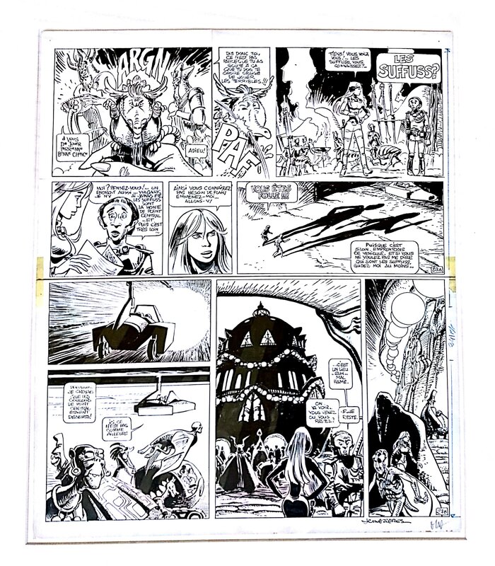 Jean-Claude Mézières, Valerian L´ ambassadeur des ombres page 23 - Comic Strip