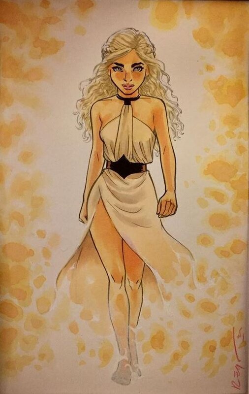 Daenerys by Mathieu Reynes - Sketch