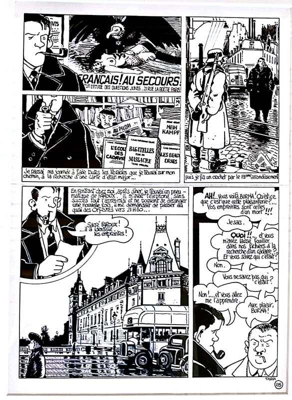 Jacques Tardi, 120, Rue de la Gare page 115 - Planche originale