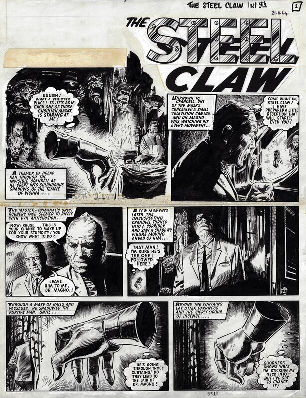 The STEEL CLAW by Jesús Blasco - Comic Strip
