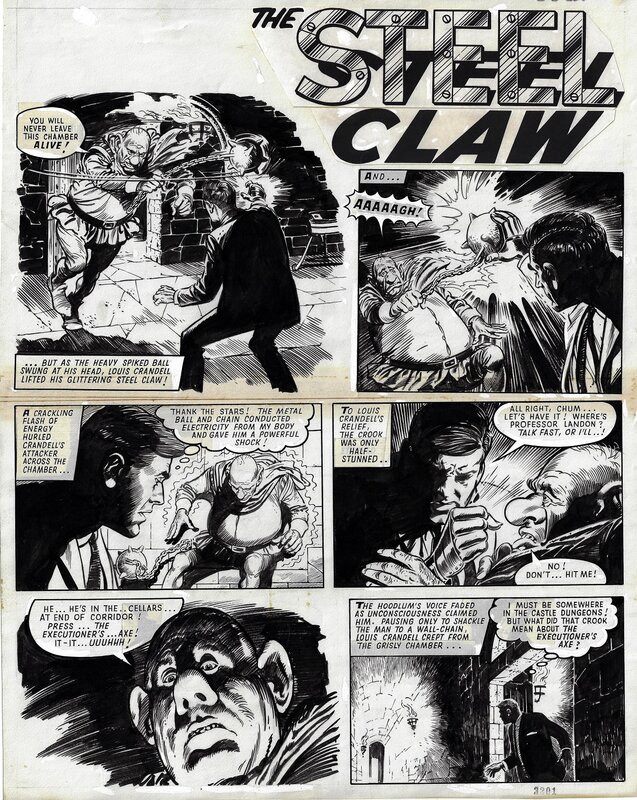 Jesús Blasco, The Steel Claw - episode 6 page 1 - Comic Strip